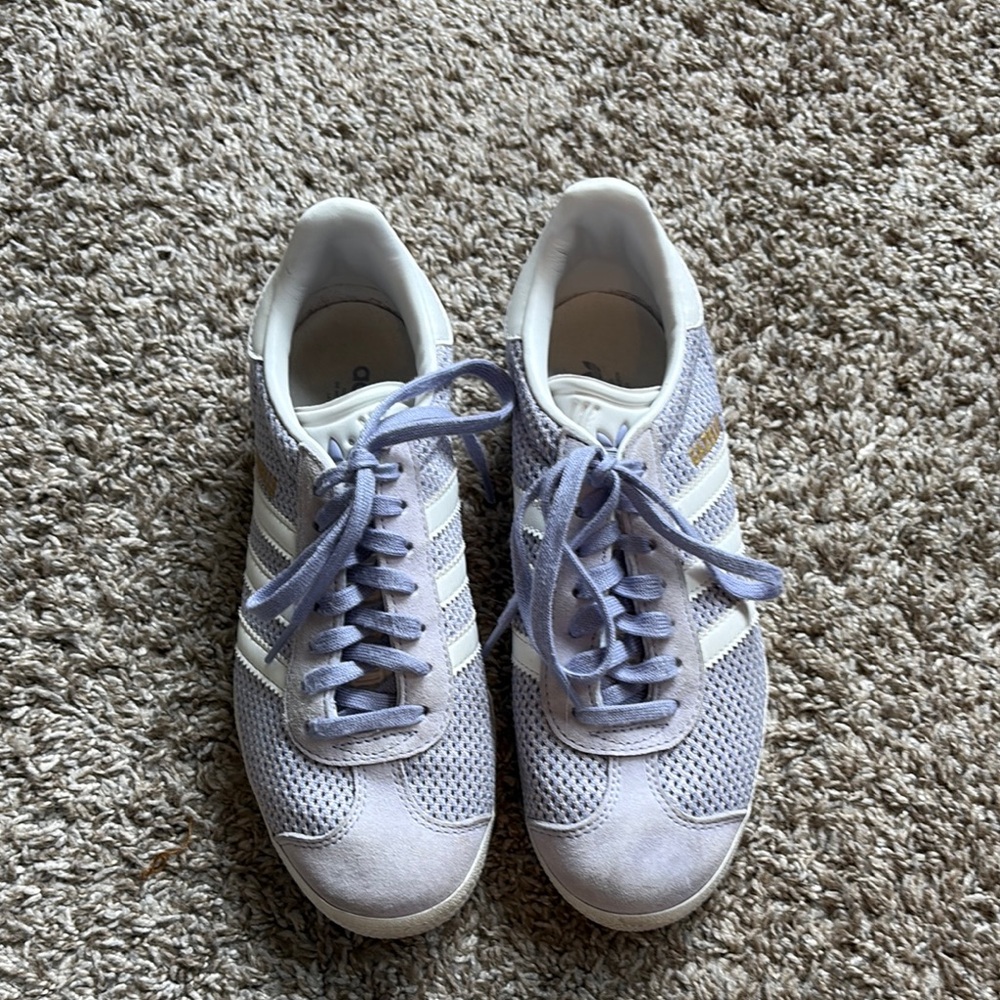Adidas Gray and White Minimalist Sneakers